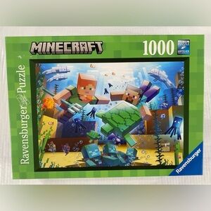 Ravensburger 1000 piece Minecraft Mosaic new in box